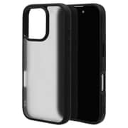 8212IP461PHABKFW [iPhone 16 Pro用 ハイブリッドケース カバー ハイブリッド RHINOX ライノックス 衝撃吸収 MIL規格 強い 頑丈 ブラック フロストホワイト 表面硬度2H]