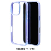 8225IP461PHPPU [iPhone 16 Pro用 aurora ハイブリッドケース カバー ハイブリッド 衝撃吸収 強い 頑丈 TPU＋PC オーロラフレーム パープルクリア]