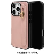 8246IP461PTPPK [iPhone 16 Pro用 iLBE ソフトケース TPU 衝撃吸収 背面バンド付き ピンク]