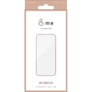 PM-A24AFLGFPNM [iPhone 16/15用 ガラスフィルム 高透明 全面保護 365日交換保証 強化ガラス 表面硬度10H 角割れ防止 フレーム付 指紋防止 飛散防止 貼り付けツール付 気泡防止 ＆me ピンクゴールド]
