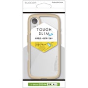 PM-A24ATSLFCBE [iPhone 16用 ケース ハイブリッド カバー 衝撃吸収 軽量 薄型 カメラ周り保護 ストラップホール付 硬度5H ストラップホールシート付 TOUGH SLIM LITE カフェオレ]
