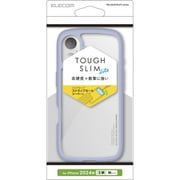 PM-A24ATSLFCBU [iPhone 16用 ケース ハイブリッド カバー 衝撃吸収 軽量 薄型 カメラ周り保護 ストラップホール付 硬度5H ストラップホールシート付 TOUGH SLIM LITE ライトブルー]