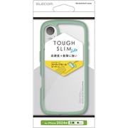PM-A24ATSLFCGN [iPhone 16用 ケース ハイブリッド カバー 衝撃吸収 軽量 薄型 カメラ周り保護 ストラップホール付 硬度5H ストラップホールシート付 TOUGH SLIM LITE グリーン]