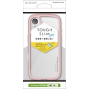 PM-A24ATSLFCPN [iPhone 16用 ケース ハイブリッド カバー 衝撃吸収 軽量 薄型 カメラ周り保護 ストラップホール付 硬度5H ストラップホールシート付 TOUGH SLIM LITE ピンク]