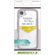 PM-A24ATSLFCSPU [iPhone 16用 ケース ハイブリッド カバー 衝撃吸収 軽量 薄型 カメラレンズ保護設計 ストラップホール付 背面マットクリア ストラップホールシート付 TOUGH SLIM LITE ラベンダー]