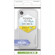 PM-A24ATSLUCCR [iPhone 16用 ケース ソフト カバー 耐衝撃 カメラレンズ保護設計 ストラップホール付 ストラップホールシート付 TOUGH SLIM LITE クリア]