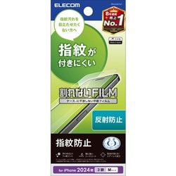 PM-A24CFLF [iPhone 16 Pro用 フィルム アンチグレア 抗菌 ハードコート 指紋防止 反射防止 マット 気泡防止]