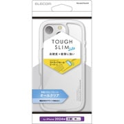 PM-A24CTSLACR [iPhone 16 Pro用 ケース ハイブリッド カバー 衝撃吸収 軽量 薄型 ストラップホール付 硬度5H ストラップホールシート付 TOUGH SLIM LITE クリア]
