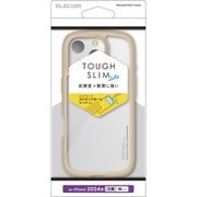 PM-A24CTSLFCBE [iPhone 16 Pro用 ケース ハイブリッド カバー 衝撃吸収 軽量 薄型 カメラ周り保護 ストラップホール付 硬度5H ストラップホールシート付 TOUGH SLIM LITE カフェオレ]