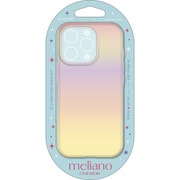 PM-A24CUCAPN [iPhone 16 Pro用 ケース ソフト カバー 耐衝撃 カメラレンズ保護設計 オーロラ ストラップホールシート付 meliano ピンク]