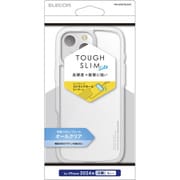 PM-A24DTSLACR [iPhone 16 Pro Max用 ケース ハイブリッド カバー 衝撃吸収 軽量 薄型 ストラップホール付 硬度5H ストラップホールシート付 TOUGH SLIM LITE クリア]