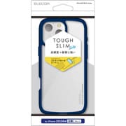 PM-A24DTSLFCNV [iPhone 16 Pro Max用 ケース ハイブリッド カバー 衝撃吸収 軽量 薄型 カメラ周り保護 ストラップホール付 硬度5H ストラップホールシート付 TOUGH SLIM LITE ネイビー]