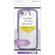 PMCA24CTSLAFCPU [iPhone 16 Pro用 ケース ハイブリッド カバー 衝撃吸収 軽量 薄型 ストラップホール付 硬度5H ストラップホールシート付 TOUGH SLIM LITE クリアパープル]
