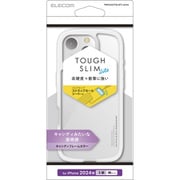 PMCA24CTSLAFCWH [iPhone 16 Pro用 ケース ハイブリッド カバー 衝撃吸収 軽量 薄型 ストラップホール付 硬度5H ストラップホールシート付 TOUGH SLIM LITE クリアホワイト]