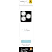 CR4433IP4617P [iPhone 16 Pro/iPhone 16 Pro Max用 iLBE カメラレンズ保護ガラス アルミ単眼 傷から守る ケースに干渉しない ブラックラメ]