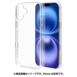 8378-IP467HACL [iPhone 16 Plus用 ハイブリッドケース カバー ハイブリッド RHINOX ライノックス 衝撃吸収 MIL規格 強い 頑丈 クリア 表面硬度5H]