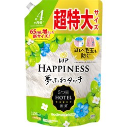 レノアハピネス 夢ふわタッチ 柔軟剤 シャインマスカットの香り 詰替用 超特大サイズ 1285ml