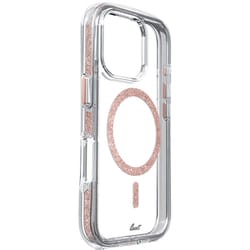 LIP24BASP [iPhone 16 Pro用 LAUT AERO SPARKLE CRYSTAL PINK]