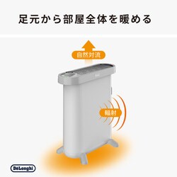 MNです DeLonghi マルチダイナミックヒーター IDH15 WG デロンギ マルチダイナミックヒーター ソラーレ [IDH15-WG