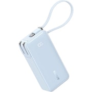 Anker Power Bank 10000mAh Fusion Built-In ライトニングケーブル ブルー A1637132