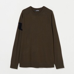 071-12913-48-028 [ゴルフウェアメンズ M57A Gusten Knitted Sweater セーター 048 カーキ系]
