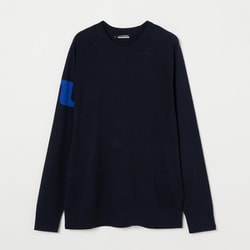 071-12913-44-098 [ゴルフウェアメンズ M57A Gusten Knitted Sweater セーター 044 ネイビー]