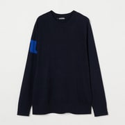071-12913-48-098 [ゴルフウェアメンズ M57A Gusten Knitted Sweater セーター 048 ネイビー]