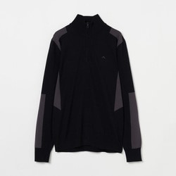 071-12914-44-019 [ゴルフウェアメンズ M58A Kendrick Knitted Zip Sweater セーター 044 ブラック]