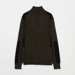 071-12914-50-028 [ゴルフウェアメンズ M58A Kendrick Knitted Zip Sweater セーター 050 カーキ系]