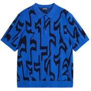 071-12940-50-096 [ゴルフウェアメンズ M59A Nate Jacquard Knitted Shirt セーター 050 ブルー系]