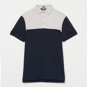 071-22847-46-098 [ゴルフウェアメンズ M13A Jeff Reg Fit Polo シャツ 046 ネイビー]