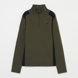 071-32919-46-028 [ゴルフウェアメンズ M38A Lukas Quarter Zip Mid Layer トレーナー 046 カーキ系]