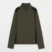 071-32919-46-028 [ゴルフウェアメンズ M38A Lukas Quarter Zip Mid Layer トレーナー 046 カーキ系]