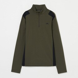 071-32919-50-028 [ゴルフウェアメンズ M38A Lukas Quarter Zip Mid Layer トレーナー 050 カーキ系]