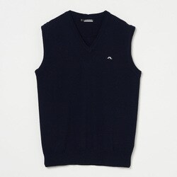 071-42970-44-098 [ゴルフウェアメンズ M54A Liam Knitted Vest ベスト 044 ネイビー]