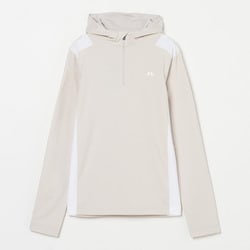 071-52912-46-006 [ゴルフウェアメンズ M37A Lukas Quarter Zip Hood コート・ジャケット 046 アイボリー]