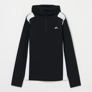 071-52912-46-019 [ゴルフウェアメンズ M37A Lukas Quarter Zip Hood コート・ジャケット 046 ブラック]
