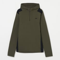 071-52912-46-028 [ゴルフウェアメンズ M37A Lukas Quarter Zip Hood コート・ジャケット 046 カーキ系]