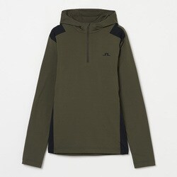 071-52912-48-028 [ゴルフウェアメンズ M37A Lukas Quarter Zip Hood コート・ジャケット 048 カーキ系]