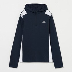 071-52912-46-098 [ゴルフウェアメンズ M37A Lukas Quarter Zip Hood コート・ジャケット 046 ネイビー]