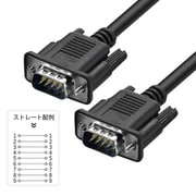 RS-232Cケーブル オスオス ストレート 1.5m DB9-MM15