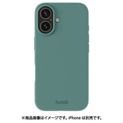 16508 [iPhone 16用 シリコンケース MossGreen]
