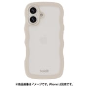 16539 [iPhone 16用 Wavy Case Lベージュ/TP]