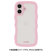 16540 [iPhone 16 Plus用 Wavy Case ピンク/TP]