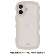 16541 [iPhone 16 Plus用 Wavy Case Lベージュ/TP]