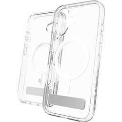 702315046 [クリスタルパレス スナップ キックスタンド クリア iPhone 16 プレミアムスマホケース 4m落下試験合格 MagSafe対応 黄ばみ防止 クリアケース ダイヤモンドより強力な炭素原子グラフェン＋リサイクル材 米軍MIL規格標準品]