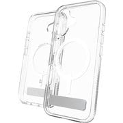 702315046 [クリスタルパレス スナップ キックスタンド クリア iPhone 16 プレミアムスマホケース 4m落下試験合格 MagSafe対応 黄ばみ防止 クリアケース ダイヤモンドより強力な炭素原子グラフェン＋リサイクル材 米軍MIL規格標準品]