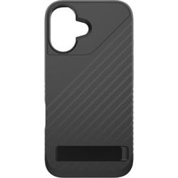 702315250 [デナリ スナップ キックスタンド ブラック iPhone 16 プレミアムスマホケース 5m落下試験合格 MagSafe対応 ダイヤモンドより強力な炭素原子グラフェン＋SGDsリサイクル材 米軍MIL規格標準品]