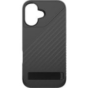 702315250 [デナリ スナップ キックスタンド ブラック iPhone 16 プレミアムスマホケース 5m落下試験合格 MagSafe対応 ダイヤモンドより強力な炭素原子グラフェン＋SGDsリサイクル材 米軍MIL規格標準品]