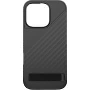 702315252 [デナリ スナップ キックスタンド ブラック iPhone 16 Pro プレミアムスマホケース 5m落下試験合格 MagSafe対応 ダイヤモンドより強力な炭素原子グラフェン＋SGDsリサイクル材 米軍MIL規格標準品]